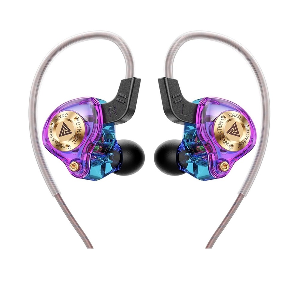 Piluyaa QKZ-ENZO Wired Gaming IEM Headphones USB-C Earbuds 11mm Dynamic Driver